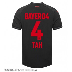 Bayer Leverkusen Jonathan Tah #4 Replik Heimtrikot 2023-24 Kurzarm